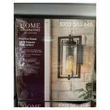 Small Exterior Wall Lantern in Gilded Iron x 2