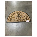 24" x 39" Half Round Coir Mat