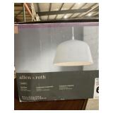 allen+roth® Luna Pendant Light in White