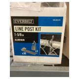 Case of Everbilt 1-5/8" Aluminum Line Post Kits