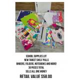 School Supplies Lot