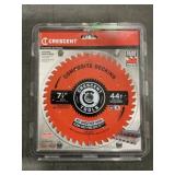 Crescent 7 1/4" 44T Saw Blade