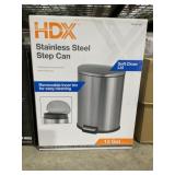HDX 13 Gal. Stainless Step Can