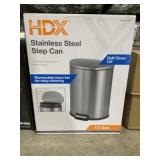 HDX 13 Gal. Stainless Step Can