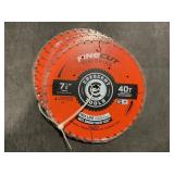 Crescent 7 1/4" 40T Saw Blade x5