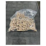 Bag of (100) 3" Wooden Shaker Pegs