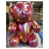 (2) 26"H Pink Shiny Teddy Bears for One Money