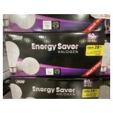 (2) Boxes 60W Energy Saver Replacement Bulbs