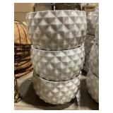 12" Durable Pineapple Bowl Planter x 3