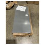 Medium Gray Steel Cabinet Shelf Panel