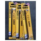DeWalt 5 Pck. 6" 18TPI Recip. Saw Blades x3