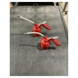 Small Metal Oil Can in Red x 2Pcs