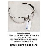 Safety Glasses x 12Pcs