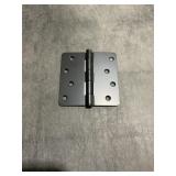 Box of (10) 4" Door Hinges in Matte Black x 2