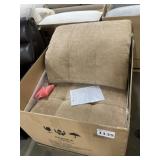 Armless Chair to Sectional in Terrace Brown