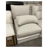 Armless Chair to Sectional in Winston Porcelain