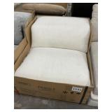 Armless Chair to Sectional in Connor Ivory