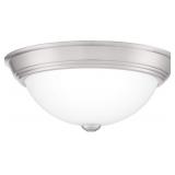 Quoizelï¿½ 2-Bulb Flush Mount in Nickel