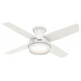 Hunterï¿½ 44' Indoor Ceiling Fan in White x 2
