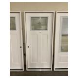 36' x 80' RH Fiberglass Craftsman Style Ext. Door