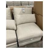 Armless Chair to Sectional in Winston Porcelain