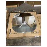 28-3/4' x 28-3/4' Oval Deco Design Mirror