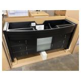 61' Espresso Single Bowl Vanity Base