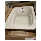 60' White Drop In Tub