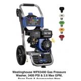 Westinghouse Gas Pressure Washer