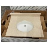 Transolid 31' x 22' Solid Surface Vanity Top