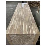 25' x 8' Unfinished Acacia Butcher Block Top x 2