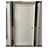36' x 80' LH Painted Single-Panel Interior Door