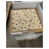12' x 12' Mini #4 Stone/Glass Mosiac x 53 Pcs