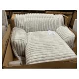 Double Arm Chaise in Koala Gray