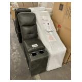 Beckett Charcoal Couch Console x 2
