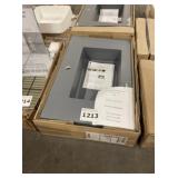 31-1/2' x 19-3/4' Wall Mounted Countertop Sink