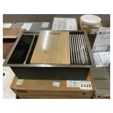 Glacier Bayï¿½ 27' Stainless Single Bowl Workstation
