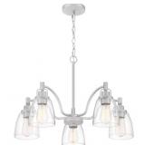 Quoizelï¿½ 5-Bulb Chandelier in Nickel