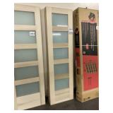 24' x 84' 5 Panel Poplar Barn Door Slab x2