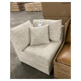 Corner Chair to Sectional in Pitt Ivory