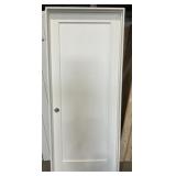 32' x 80' RH Single Panel Primed Wood Door