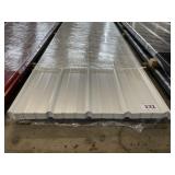 12' White Steel Roofing/ Siding x 600 LF