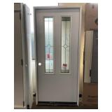 36' x 80' RH Steel 2-Panel Deco Exterior Door