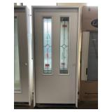 36' x 80' LH Steel 2-Panel Deco Exterior Door