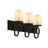 Feissï¿½ 3-Bulb Vanity Light in Bronze