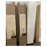 24' Full Louver Bi-Fold Door x 2