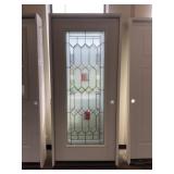 36' x 80' LH Steel FV Deco Glass Exterior Door