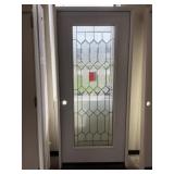 36' x 80' RH Steel FV Deco Glass Exterior Door