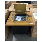 28' Propane Fire Table w/ Painted Iron Top x2