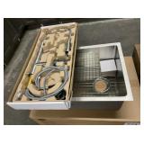 23' All-in-One SS Undermount Sink Set
